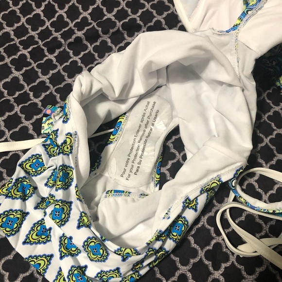 Coastal Zone Jantzen Paisley One piece Swimsuit - Picture 7 of 8